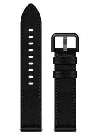 Tiera black leather bracelet