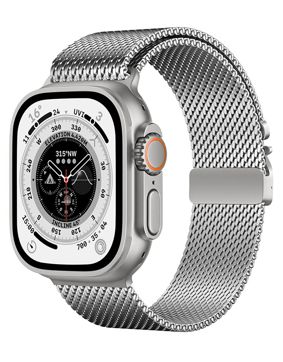 Tiera Apple Watch Mesh Bracelet silver