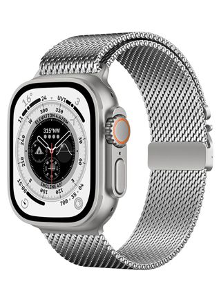 Tiera Apple Watch Mesh Bracelet silver