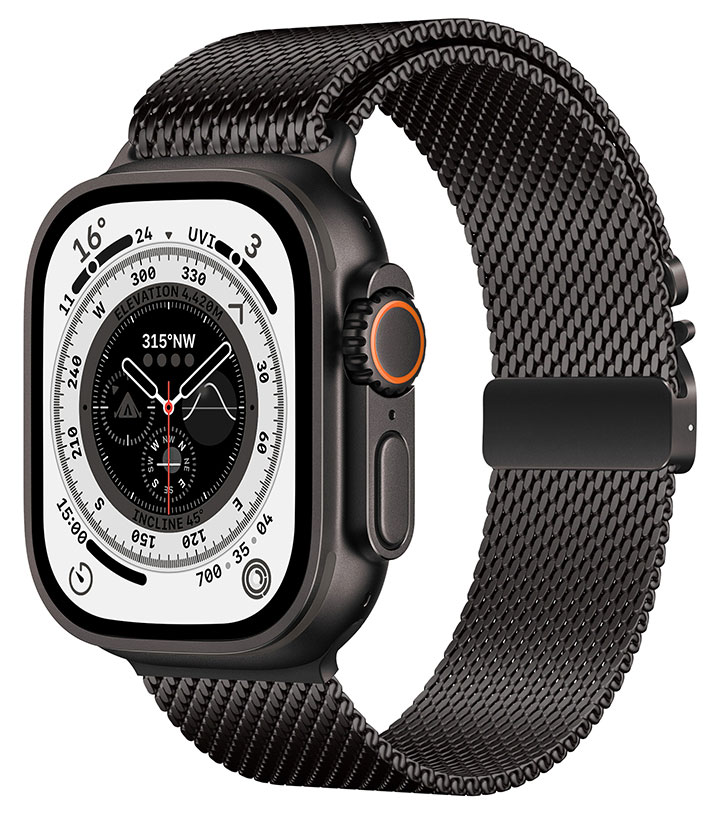 Tiera Apple Watch Mesh Bracelet black