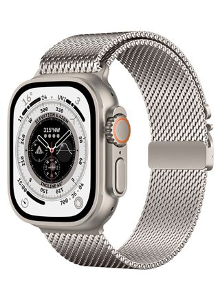 Tiera Apple Watch Mesh Bracelet Titanium