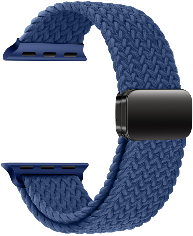 Tiera Apple Watch Braided Textile Bracelet Ocean Blue