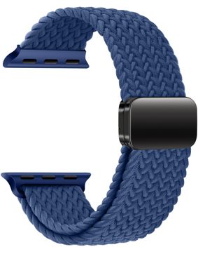 Tiera Apple Watch Braided Textile Bracelet Ocean Blue