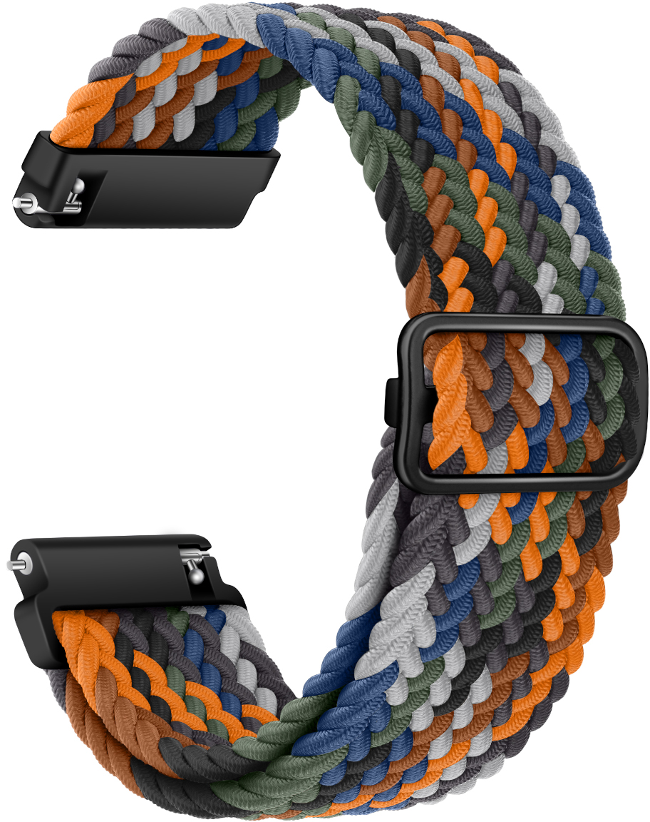 Tiera bracelet in braided textile camo