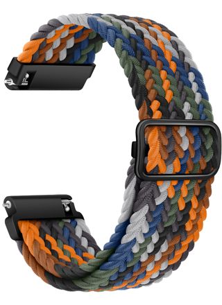 Tiera bracelet in braided textile camo