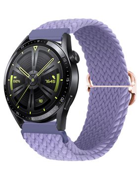 Tiera braided textile bracelet purple