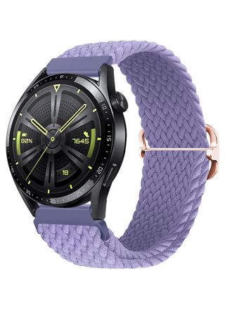 Tiera braided textile bracelet purple