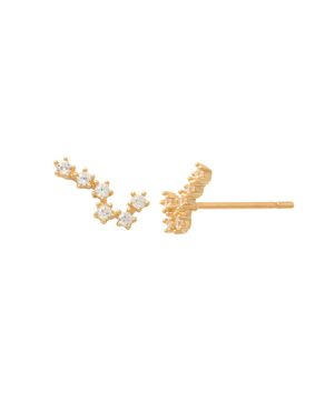 Lykken Casuals gold stud earrings