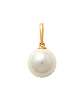 Lykken Pearls gold pearl pendant 7mm