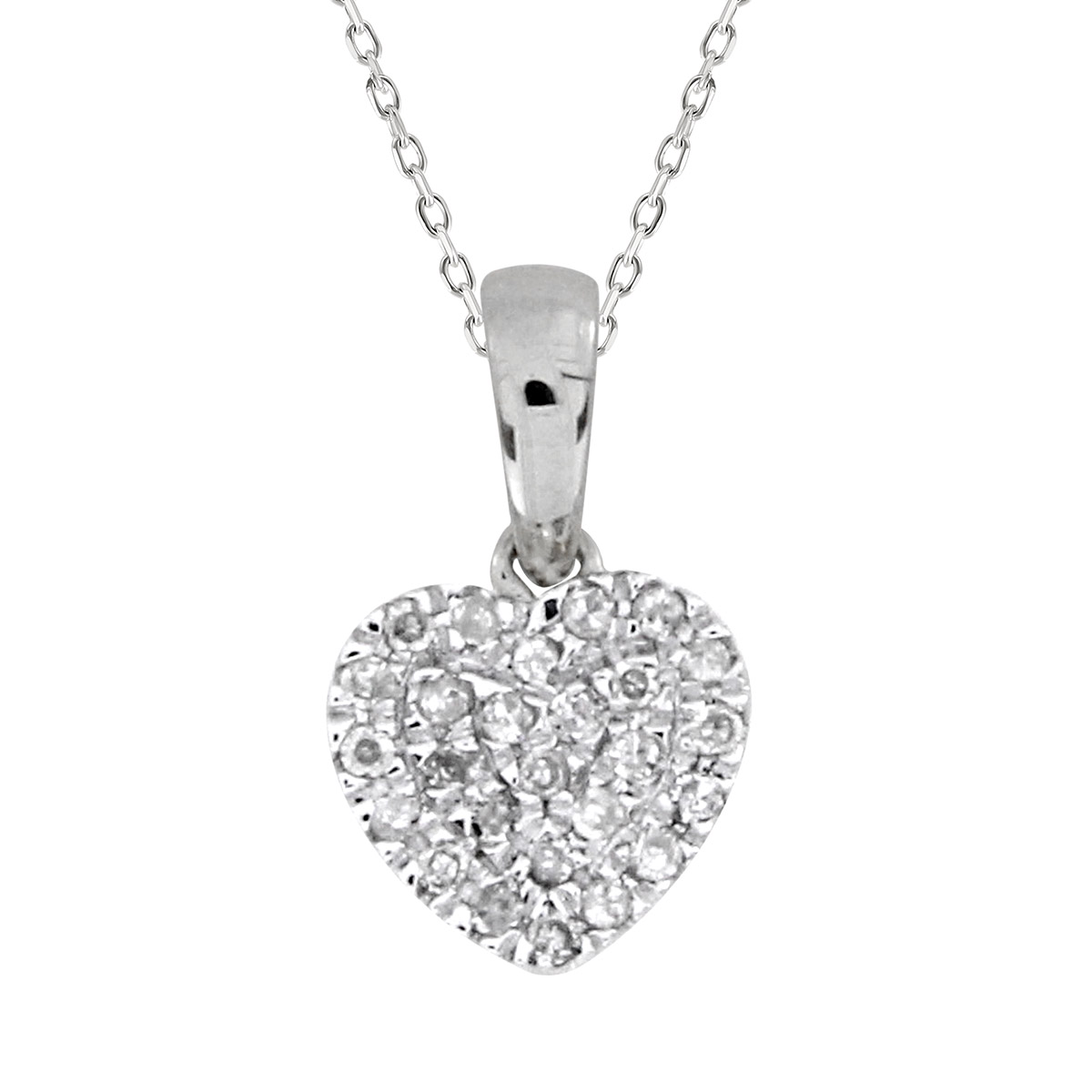 Lykka Elegance diamond pendant heart 