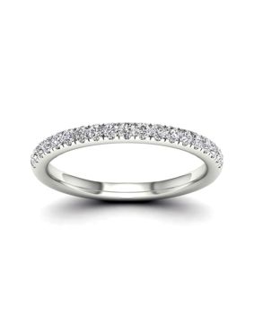 Lykken Elegance white gold row diamond ring 0.25ct