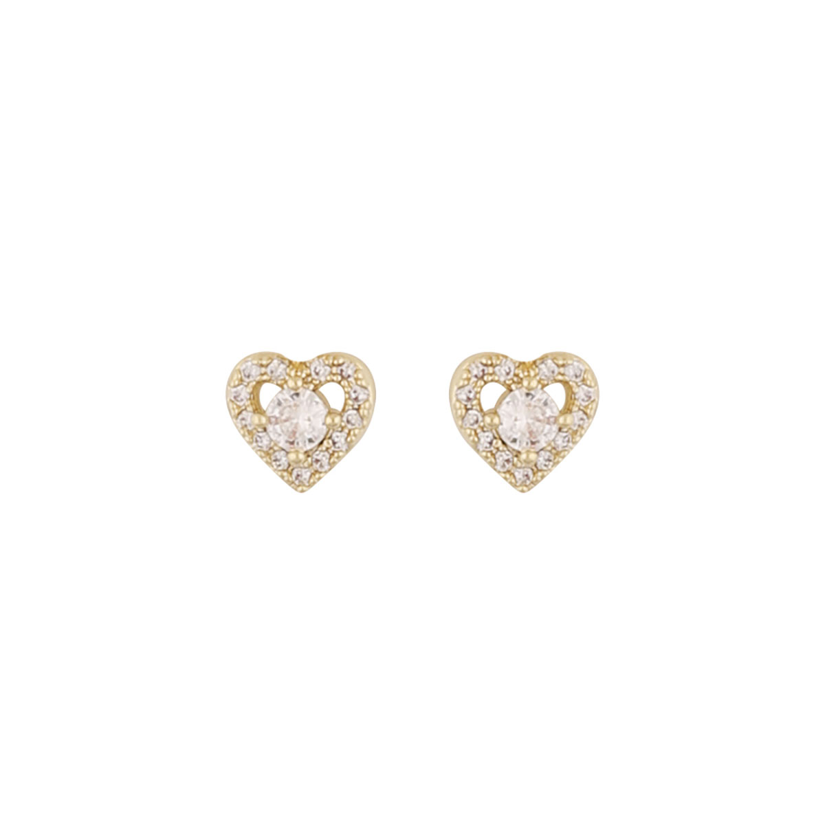 Snö of Sweden Nisi heart small earrings  1356-7500251