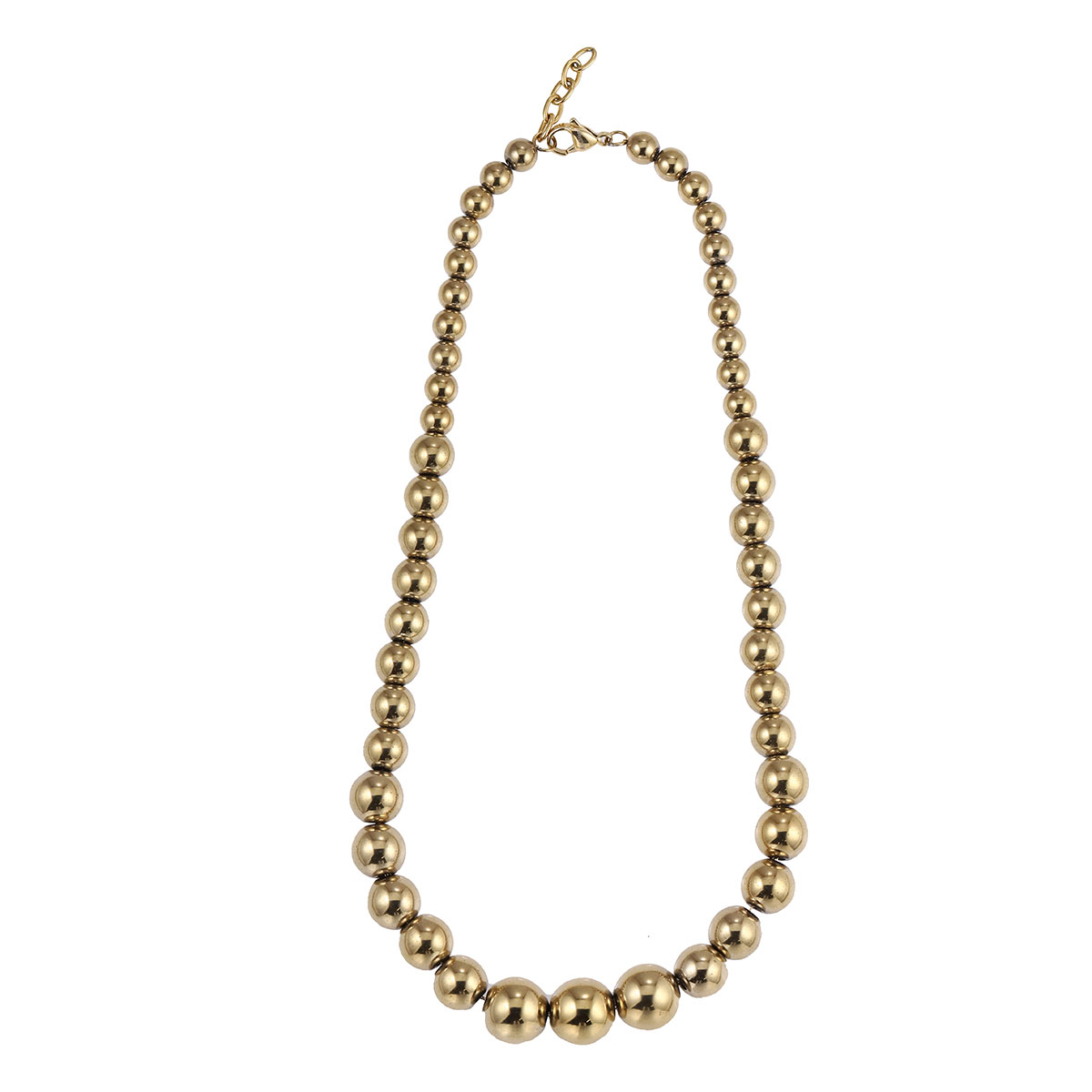 Lykka Strong steel necklace balls