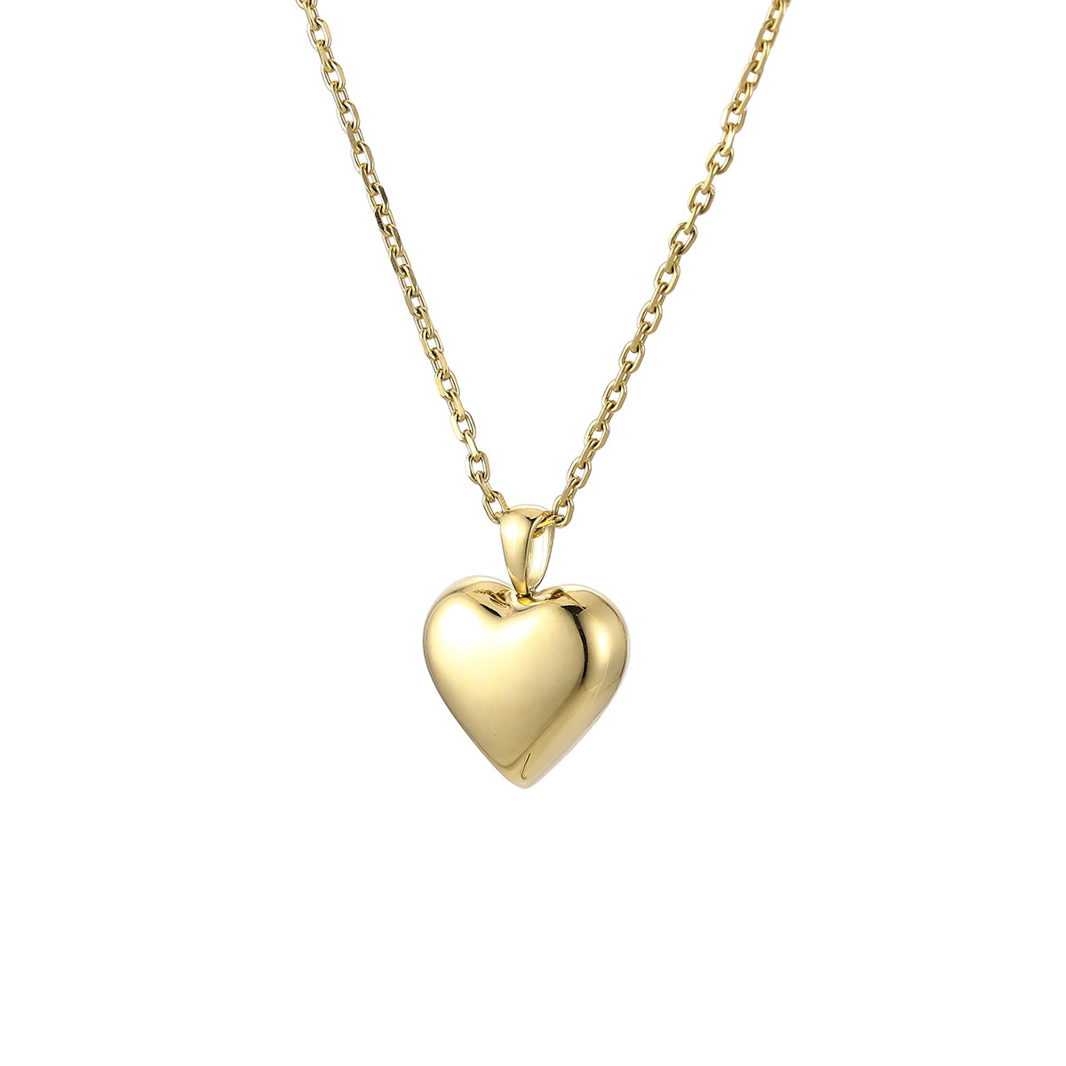Lykka Trend steel heart necklace  