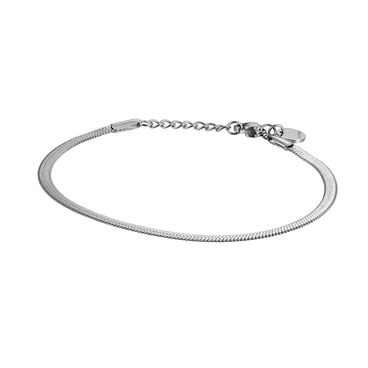 Lykka Strong Herringbone steel bracelet
