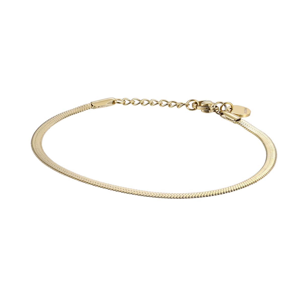 Lykka Trend Herringbone goldplated steel bracelet