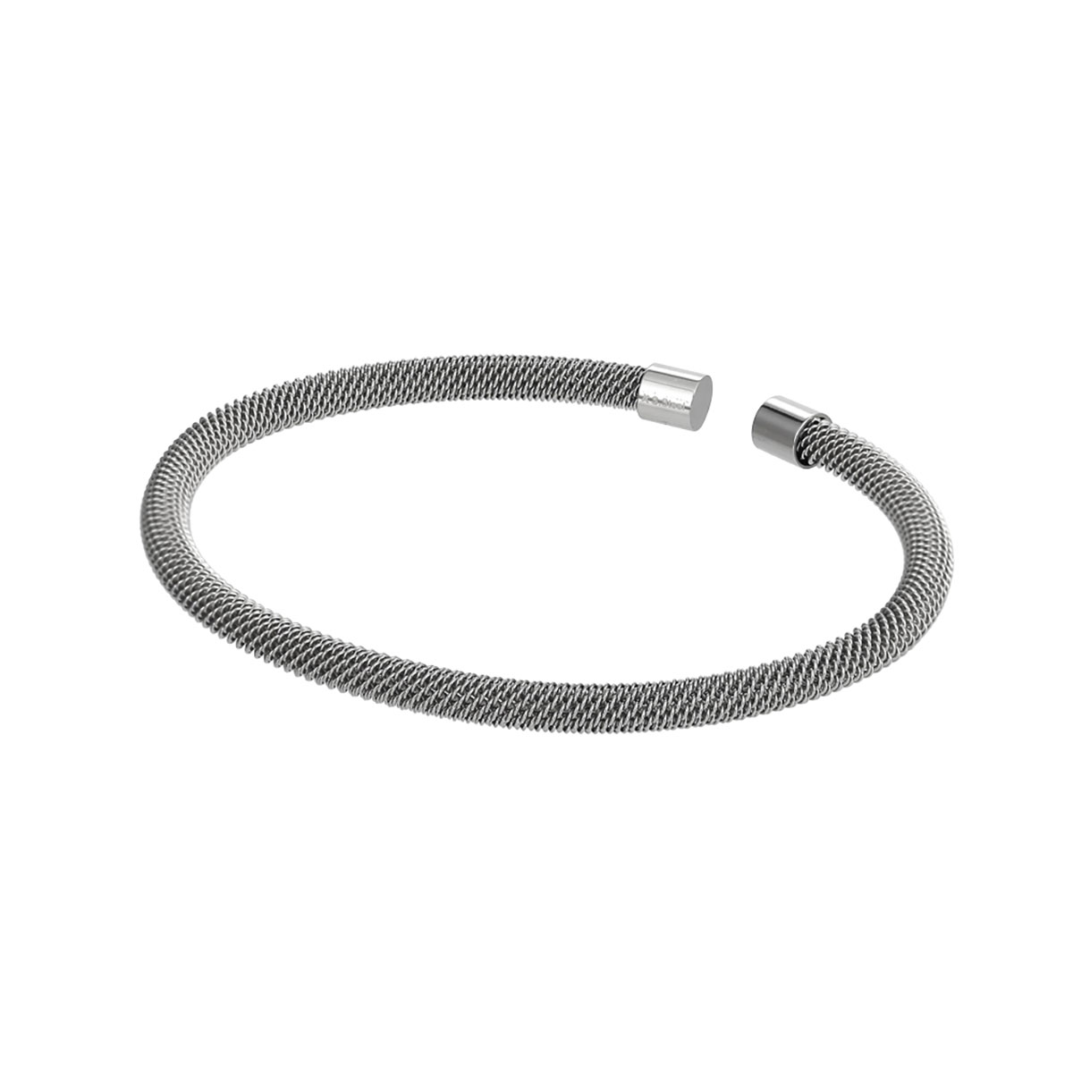 Lykka Strong mesh bracelet steel 4mm