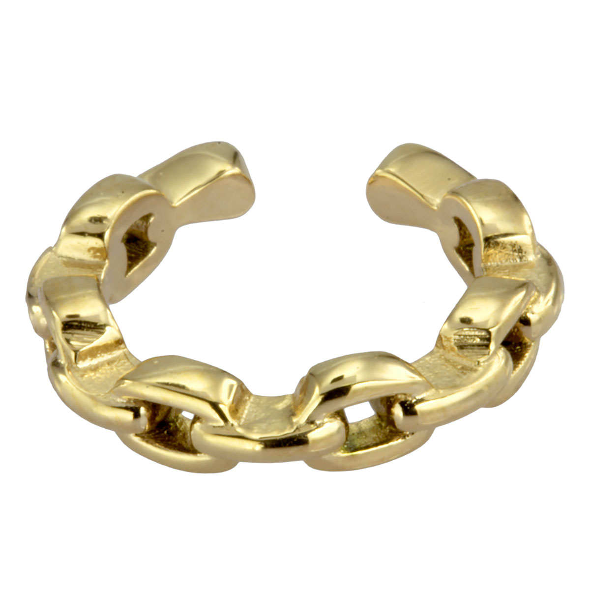 Lykka Strong ear cuff earrings goldplated steel 14.5mm