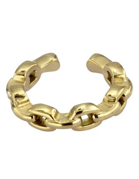 Lykken Trend ear cuff earrings goldplated steel 14.5mm