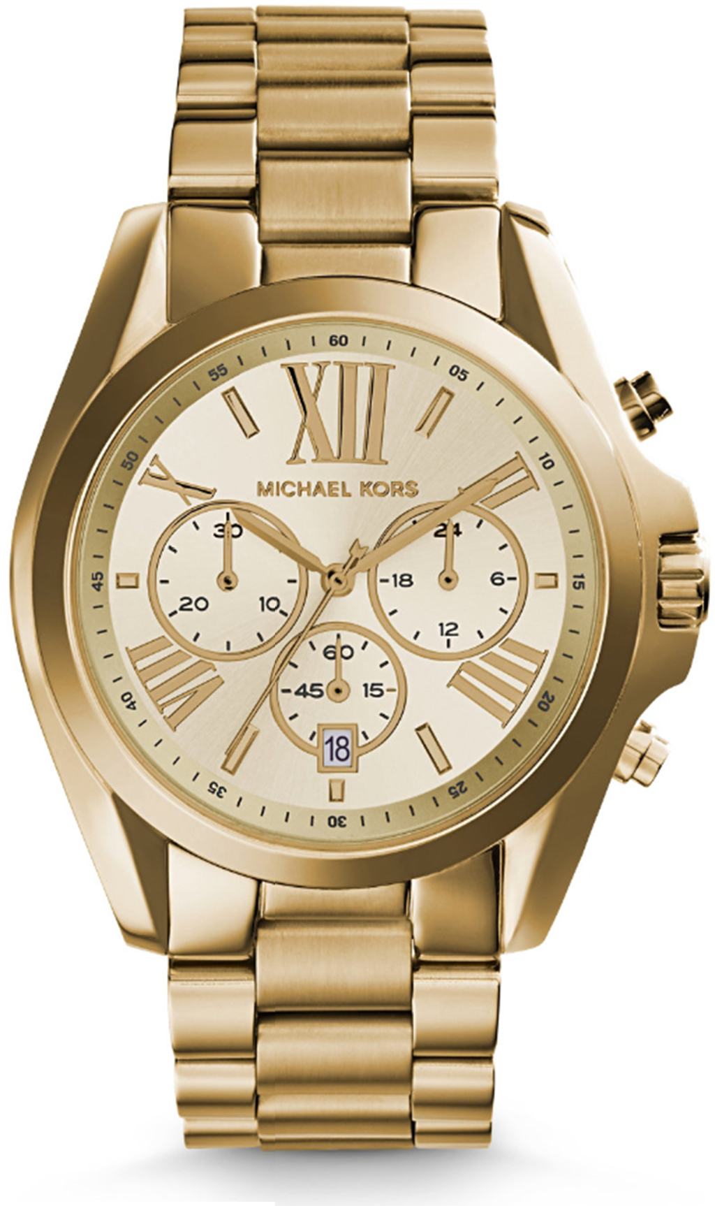 Michael Kors MK5605 Unisex Black Leather Analog Go Michael Kors Women main image 4