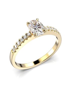Festive Selena Side 0,62 ct diamond ring 703-062-KK