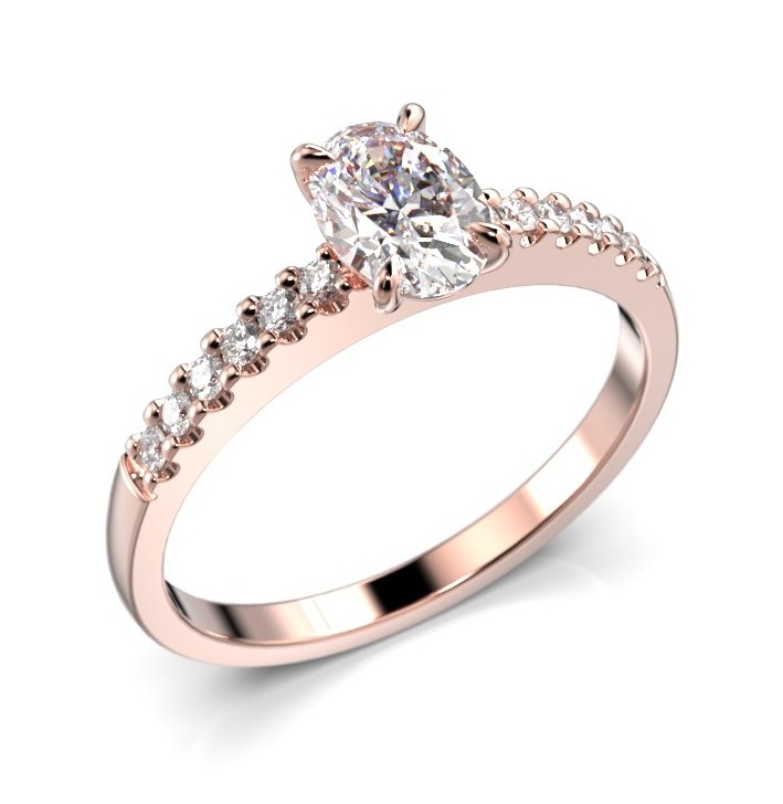 Festive Selena Side 0,62 ct diamond ring 703-062-PK