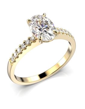 Festive Selena Side 1,12 ct diamond ring 703-112-KK