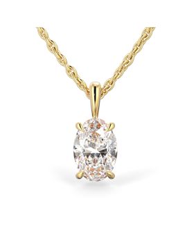 Festive Selena diamond pendant gold 1.00ct 705-100-KK