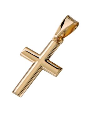 Saurum 14k gold cross pendant 705200000
