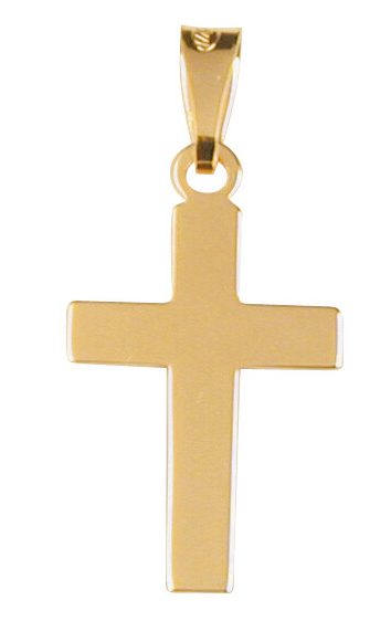 Saurum 14k gold cross pendant 7053000000
