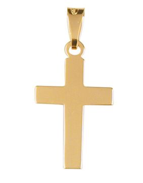 Saurum 14k gold cross pendant 7053000000