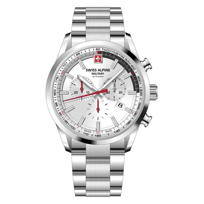 Chronograph Watches Swiss Military Alpine By Grovana Swiss