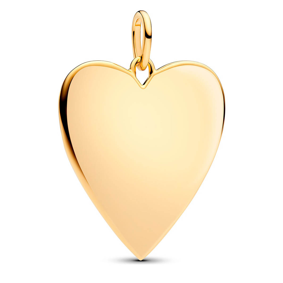 Pandora Moments gold-plated engravable heart pendant 364016C00