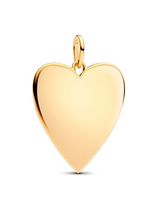 Pandora Moments gold-plated engravable heart pendant 364016C00