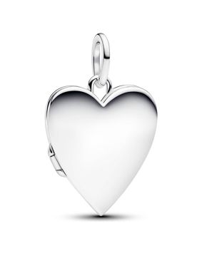 Pandora Moments silver heart medallion 394013C01