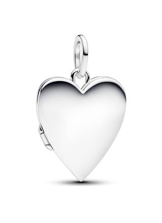 Pandora Moments silver heart medallion 394013C01