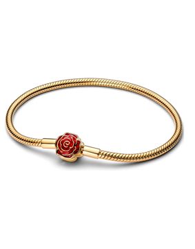 Pandora Disney Beauty and the Beast Enchanted rose bracelet gold-plated 564019C01
