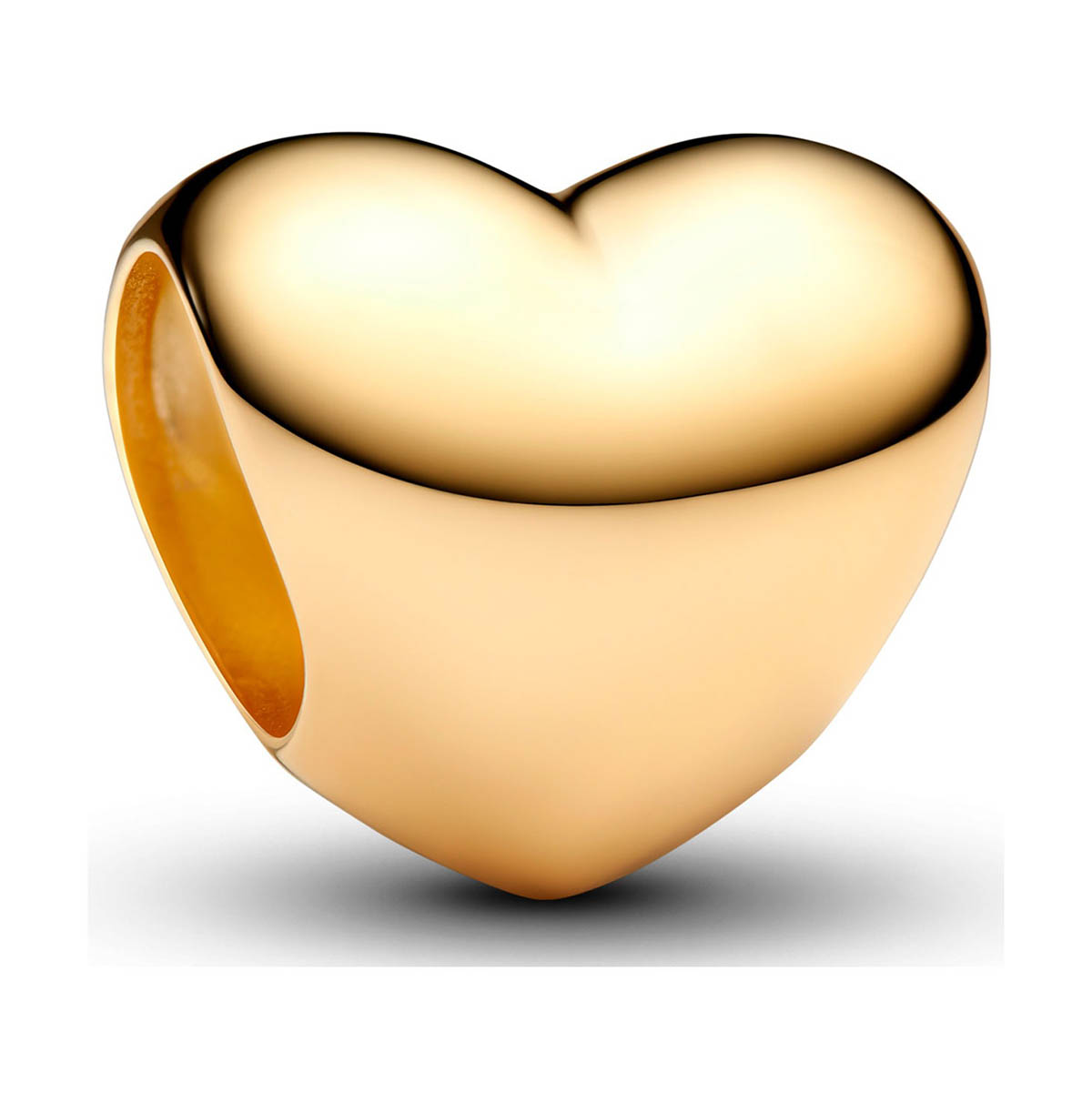 Pandora Moments gold-plated heart charm 763998C00