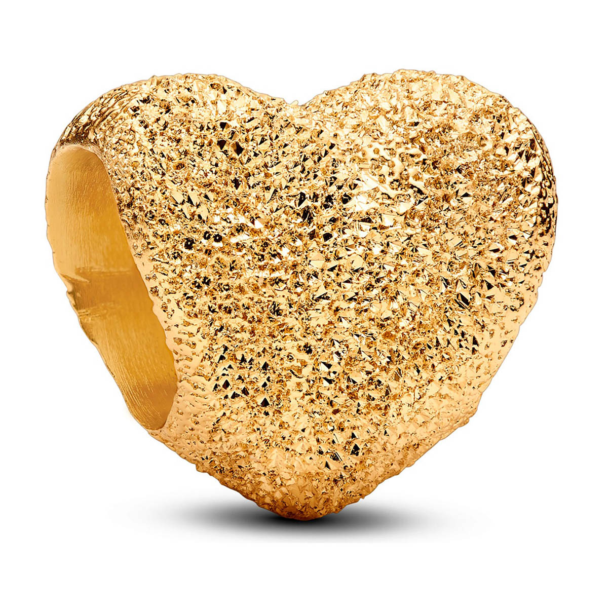 Pandora Moments gold-plated heart mini charm 764000C00