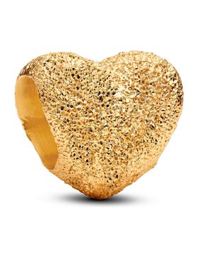 Pandora Moments gold-plated heart mini charm 764000C00