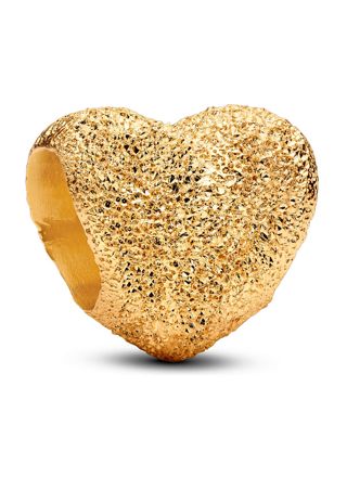 Pandora Moments gold-plated heart mini charm 764000C00