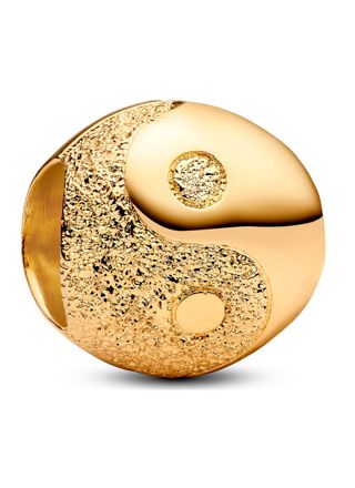 Pandora Moments gold-plated Jin & Jang mini charm 764045C00
