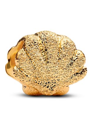 Pandora Moments gold-plated mini charm shell 764057C00