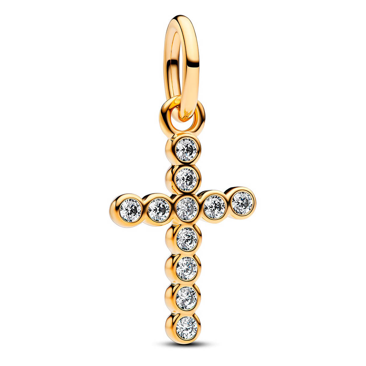 Pandora Moments gold-plated cross charm 764063C01