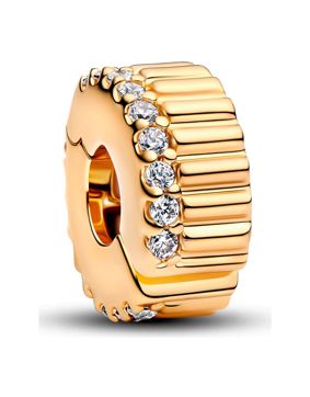 Pandora Moments gold-plated clip charm 764078C01