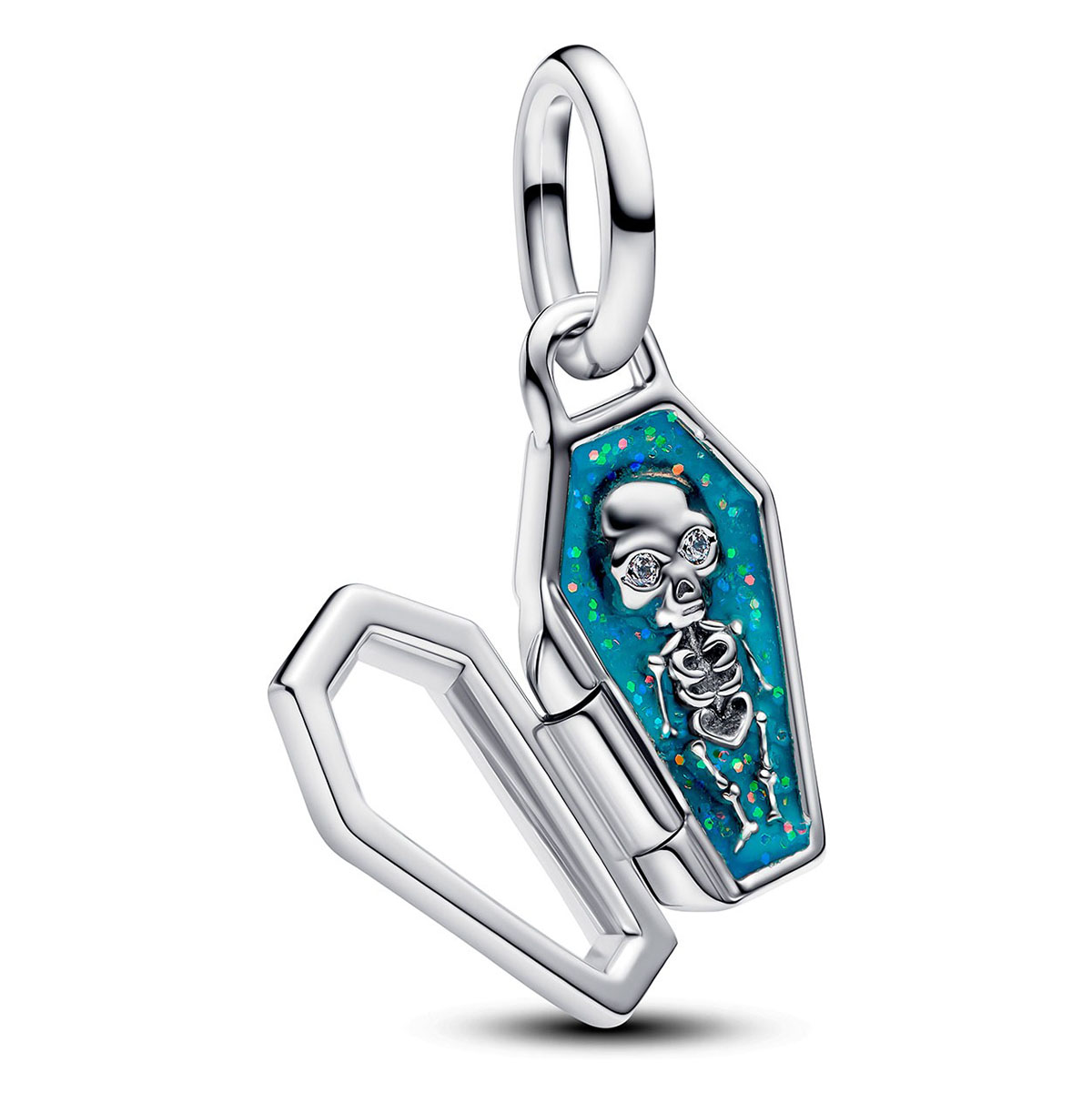 Pandora Moments silver glow in the dark coffin charm 794058C01