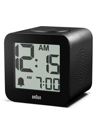 Braun BC25BP digital alarm clock black