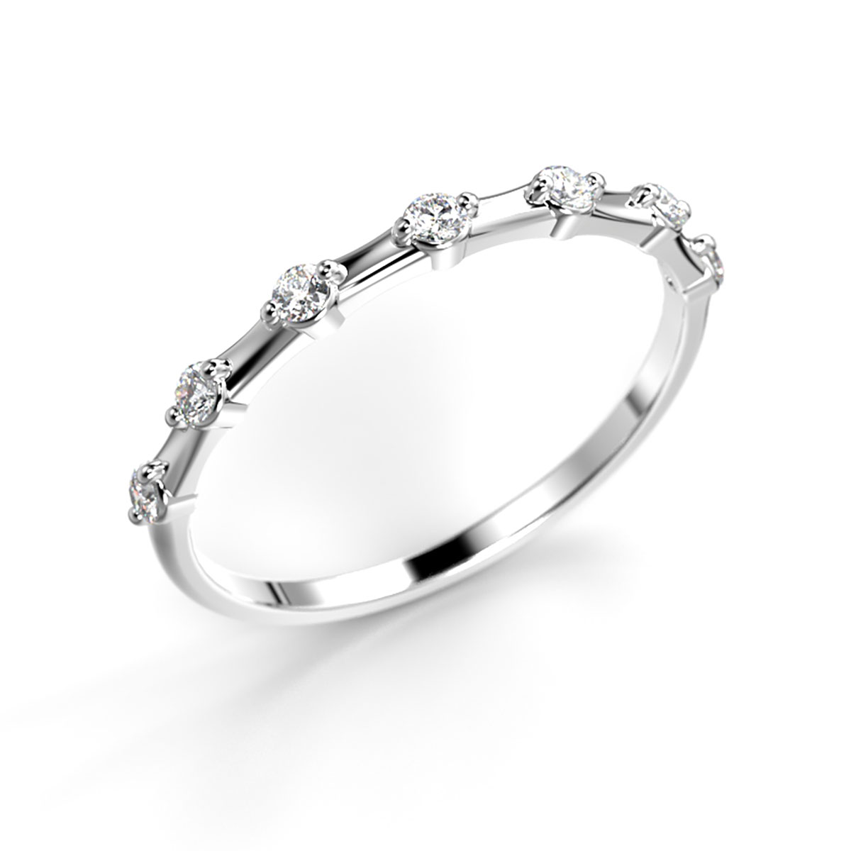 Festive Isla diamond ring white gold 0.14ct 712-014-VK