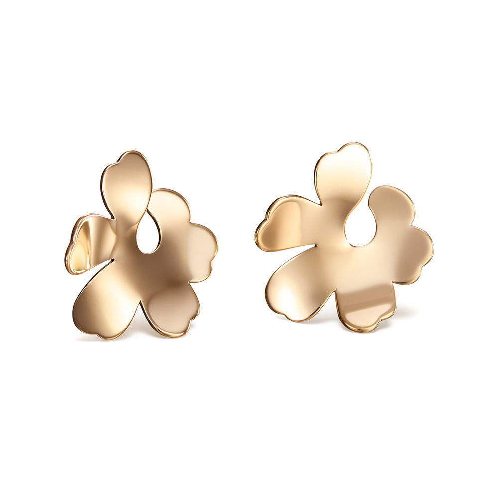 Kalevala x Marimekko Unikko earrings mini gold 161001203T
