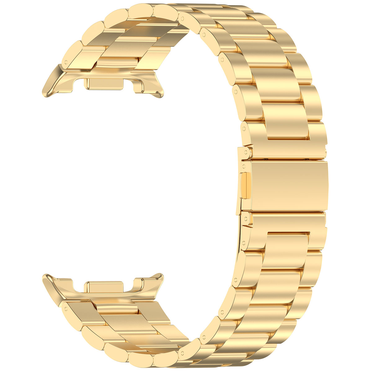 Tiera Samsung Galaxy Watch 8 stainless steel band gold